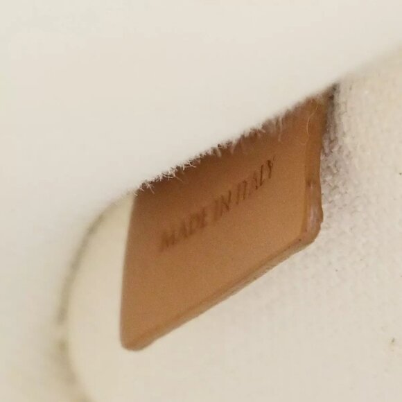 CELINE Logo Vertical Cabas 2Way Mini Hand Tote Bag Canvas Leather Brown - Picture 16 of 16